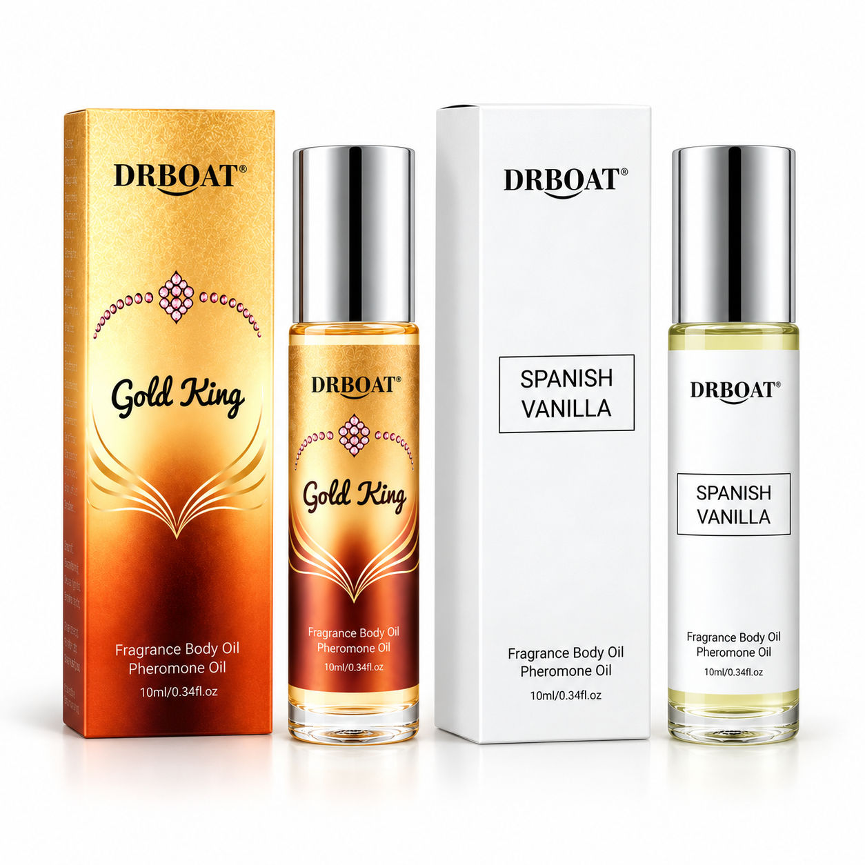 Perfume Alcohol Fragrance - Kit de Óleo Perfumado Roll-on Duo