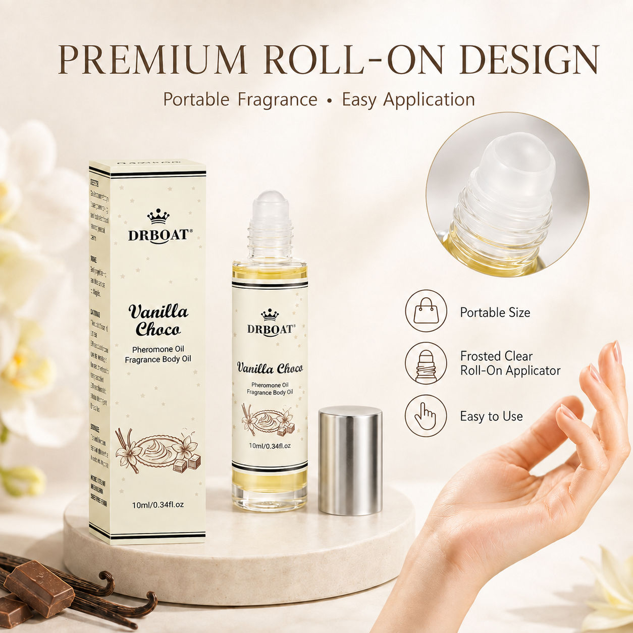 Perfume Fragrance Oil - Óleo de perfume roll-on com aroma