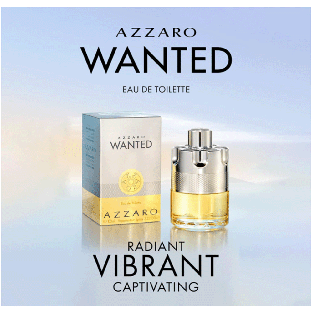 Perfume Alcohol Fragrance - Azzaro Wanted EDT 100ml, fragrância masculina,