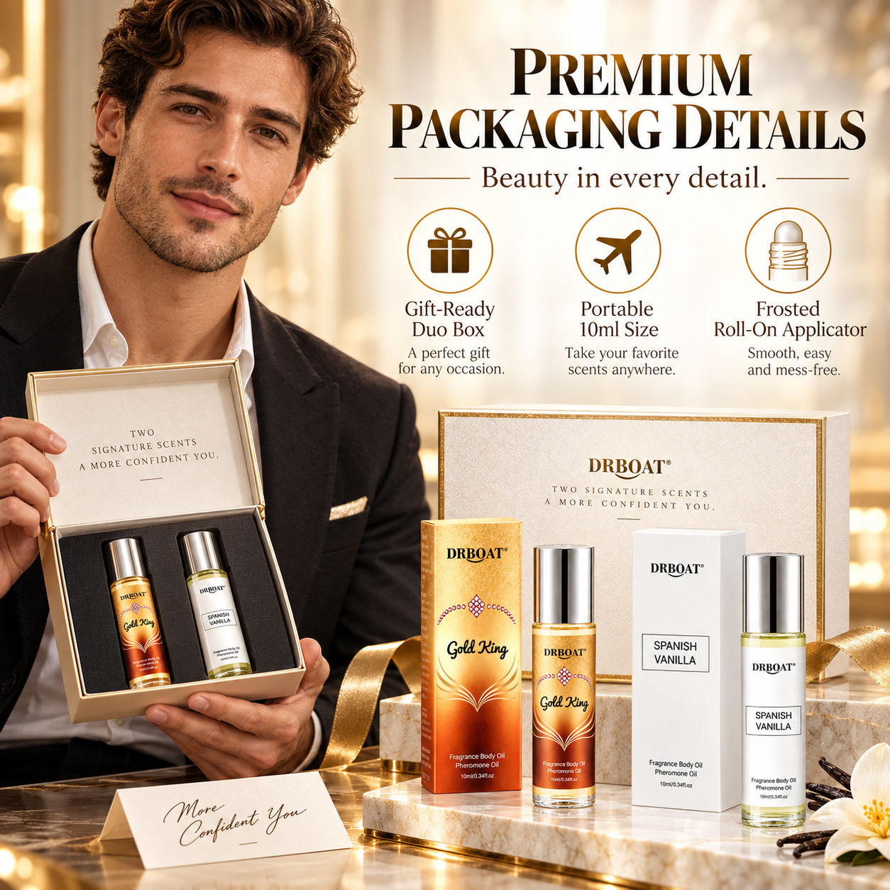 Kit de Óleo Perfumado Roll-on  - Perfume Alcohol Fragrance avaliação e preço