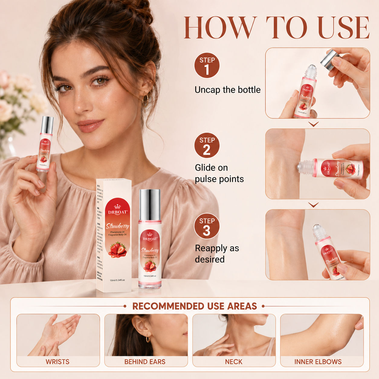 Óleo de perfume roll-on com ar - Perfume Fragrance Oil avaliação e preço